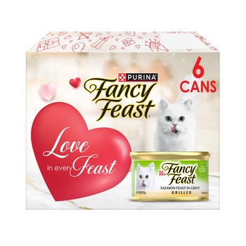 Purina Fancy Feast Grilled Salmon Love Feast 6x85g
