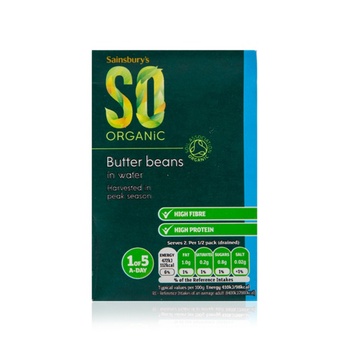 Sainsburys So Organic Butter Beans 380g