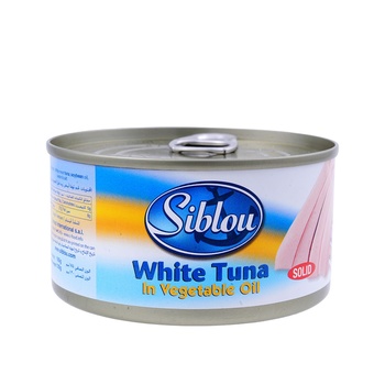 Siblou White Meat Tuna Solid in Oil 185g