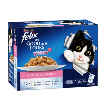 Purina Felix Agail Kitten Menus 12x85g