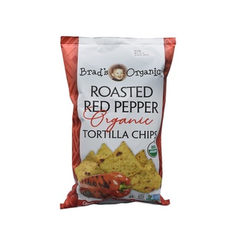 Brads Organic Roasted Red Pepper Chips 8oz