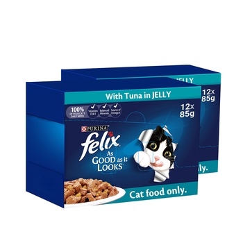 Purina Felix Adult Cat With Tuna In Jelly 12x85g