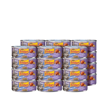 Purina Friskies Turkey Cheese In Gravy 24x156g