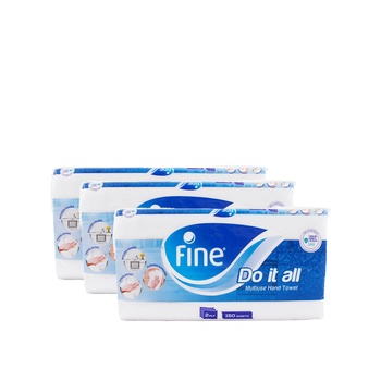 Fine Hand Towel Interfold 150x3Ply 3pcs
