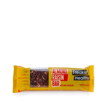 Freakin Healthy Raw Chocolate Almond Raisin Bar 40g