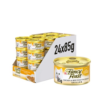 Purina Fancy Feast Grilled Chicken & Beef 24x85g