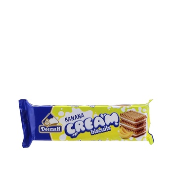 Deemah Banana Cream Biscuits 63g