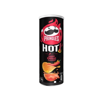 Pringles Hot Sweet Chilli Flavour Potato Chips 160g