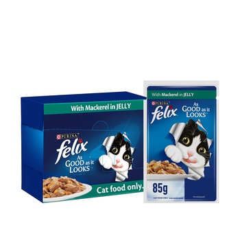 Purina Felix With Mackerel In Jelly 12x85g
