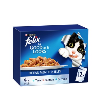 Purina Felix Agail Fish Selection 12x85g