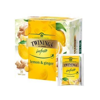 Twinings Lemon Ginger Tea Bags 50x1.5g