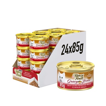 Purina Fancy Feast Gravy Lovers Roasted Beef 24x85g