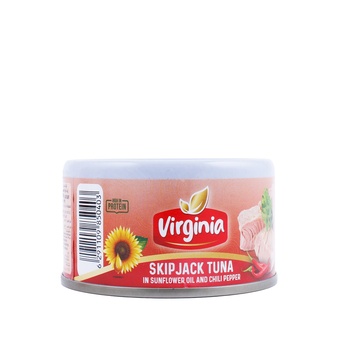 Virginia Skip Jack Tuna In Sunflower Oil & Chili Pepper 170g