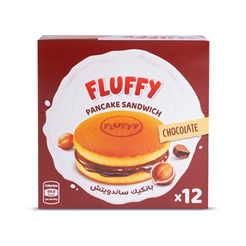 Amalfi Fluffy Pancake Sandwich Chocolate 12x37g