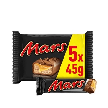 Mars Chocolate Bar 5x45g