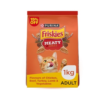 Purina Friskies Meaty Grill 1kg 15%Off