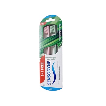 Sensodyne Tooth Brush Sensitive Healthy Clean Soft 1+1