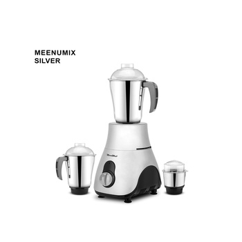 Meenumix Mixer Grinder 750W 3 Jar Silver