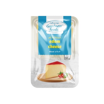 Goodness Foods Edam Cheese Sliced 150g