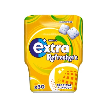 Extra Refreshers Sugarfree Tropical Flavor Gum 67g