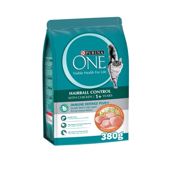 Purina One Hairball Control With Chicken 1+ Year 380g