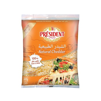 President Cheddar Cheese 40% 450g