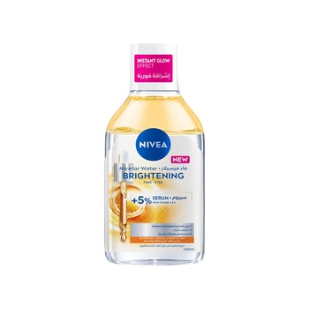 Nivea Brightening Micellar Water Cleanses Brightens & Removes Make Up 400ml