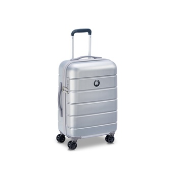 Delsey Lagos 82cm 4 Wheel Trolley Silver