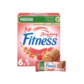 Nestle Fitness Strawberry Cereal Bar 6x23.5g