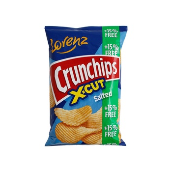 Lorenz Crunchips X-Cut Salted 130g