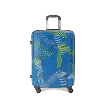 Vip Dual Edge 65cm Hard 4Wheel Trolley Blue