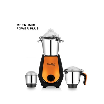 Meenumix Mixer Grinder 1200W 3 Stainless Steel Jar Powr Plus