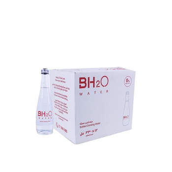BH2O Glass Bottled Water 12x330ml