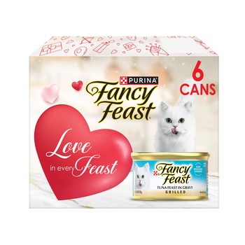 Purina Fancy Feast Grilled Tuna Love Feast 6x85g