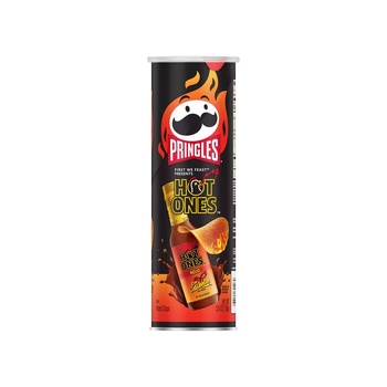 Pringles Crisps Hot Ones Los Calientes Rojo 5.5oz