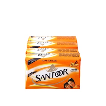 Santoor Sandal Soap 175g 3+1 Free