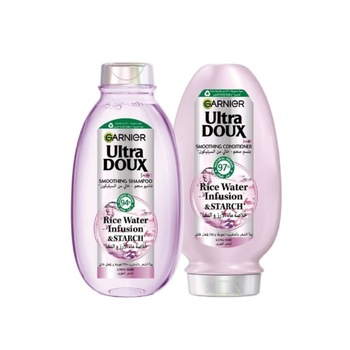 Garnier Ultra Doux Rice Water Shampoo 400ml+360ml Conditioner
