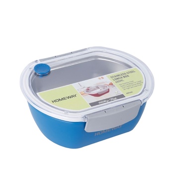 Homeway Stainless Steel Lunch Box 680ml