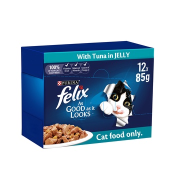 Purina Felix Adult Cat With Tuna In Jelly 12x85g