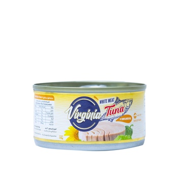 Virginia White Meat Tuna In Sunflower Oil 170g