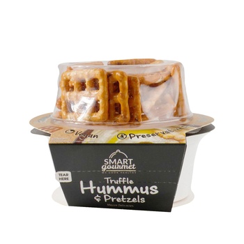 Smart Gourmet Truffle Hummus & Pretzels Mezze Delicacies 140g