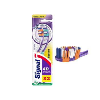 Signal 4D Medium Toothbrush Interdental 2pcs