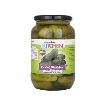 American Kitchen Whole Gherkins Dill 34oz