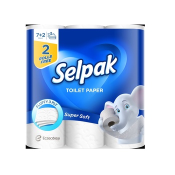 Selpak Toilet Roll 7+2 X3sly
