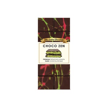 Choco Zen Pistachio Kunafa Dark Chocolate Bar 190g