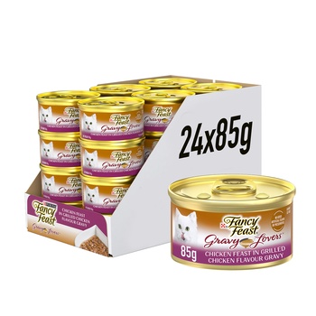 Purina Fancy Feast Gravy lovers Grilled Chicken 24x85g