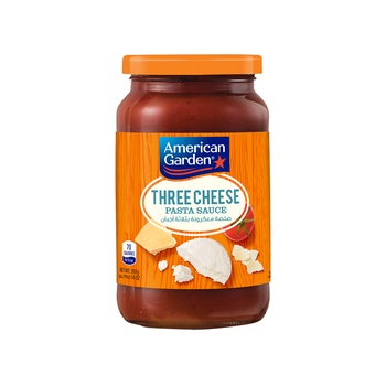 American Garden Pasta Sauce Three Cheese 14oz