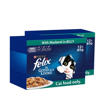 Purina-Felix With Mackerel In Jelly 12x85g
