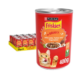 Purina Friskies Cat Cig Lamb & Turkey & Vegetable 24x400g