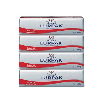 Lurpak Unsalted Butter 4x100g